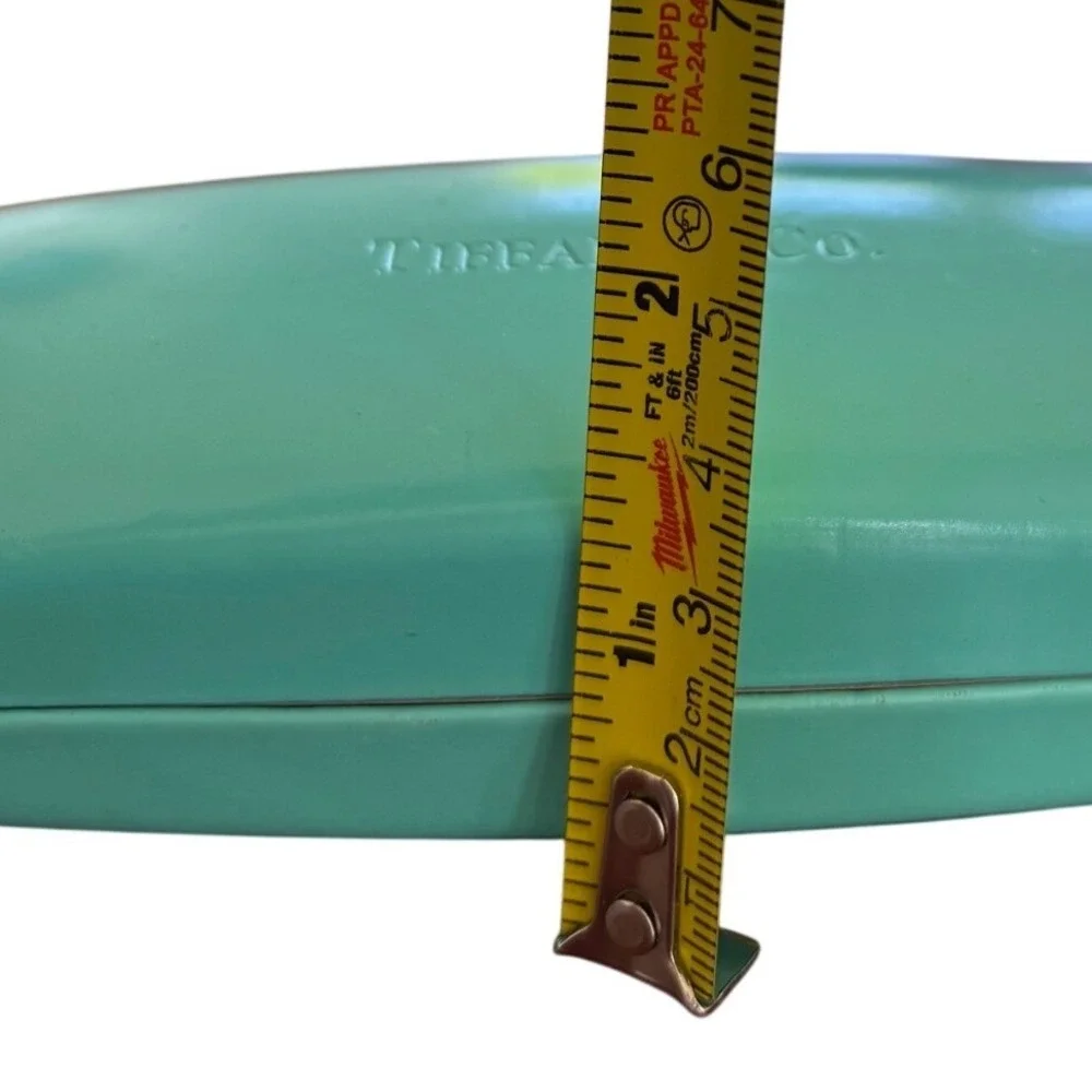 Tiffany & Co Blue‎ Hard Clamshell Eyeglass Sunglasses Case Womens